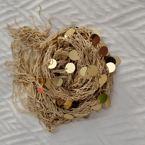 Costa Blanca Accessories - Sequin Waist Belt Sash- Vintage